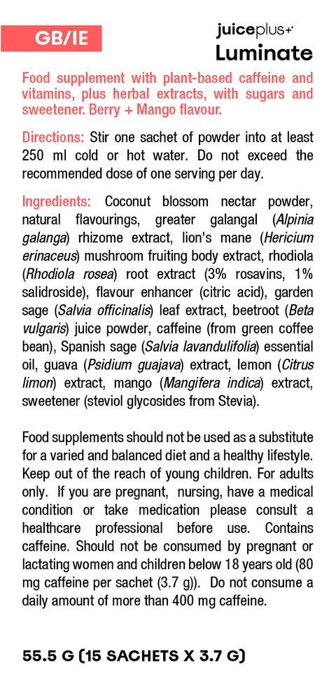 Juice Plus+ Luminate