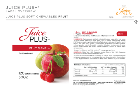 Fruit, Vegetable & Berry Blend Chewables